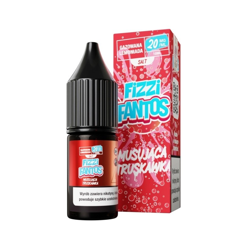 Liquid Fantos Fizzy Salt 10ml - Musująca Truskawka 20mg | Eliq Vapoteur