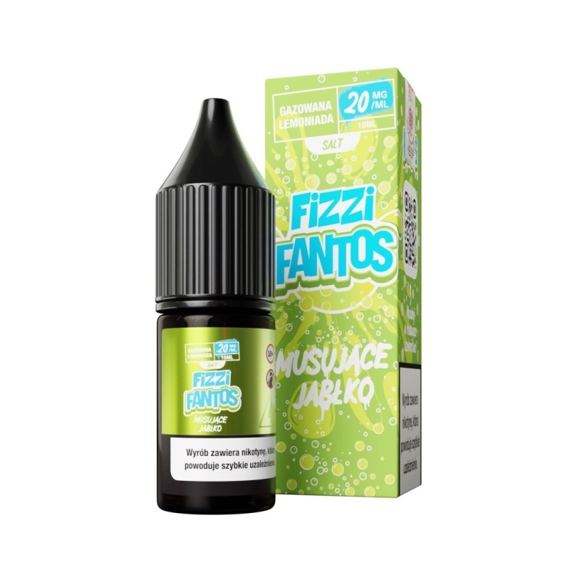 Liquid Fantos Fizzy Salt 10ml - Musujące Jabłko 20mg | Eliq Vapoteur