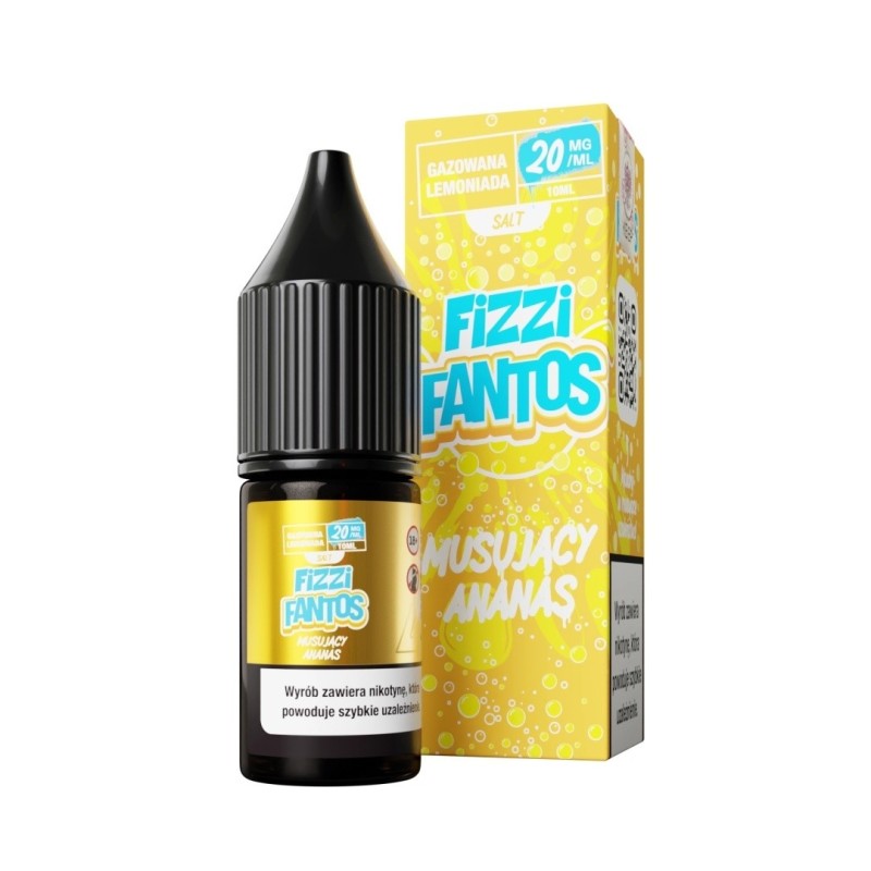 Liquid Fantos Fizzy Salt 10ml - Musujący Ananas 20mg | Eliq Vapoteur