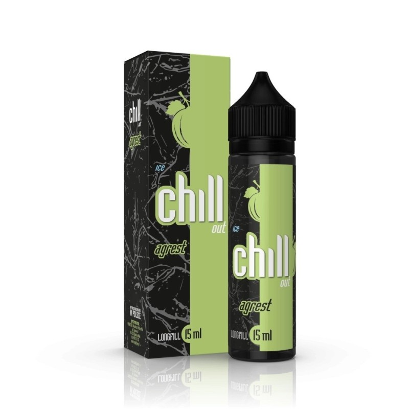 Longfill Chill Out 15/60ml - Groseille Glacée | EliqVapoteur