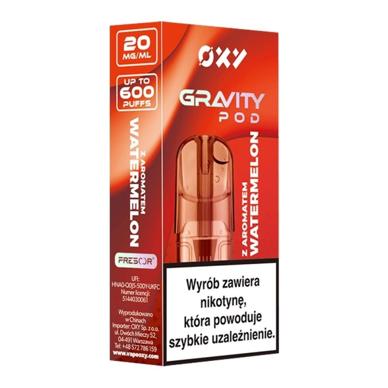 Wkład OXY Gravity 2ml - Watermelon 20mg | Eliq Vapoteur