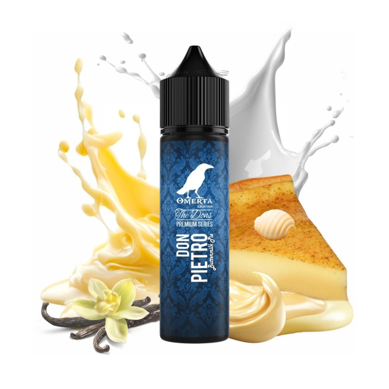Longfill Omerta 10/60ml - The Dons Don Pietro (Tarte au babeurre) | EliqVapoteur